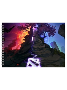 Альбом для рисования DRABS Dota скала и молния