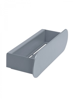 Полка для ванной комнаты OMEGA, 300 мм, серая Green Ween