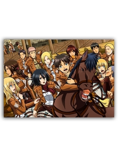 Магнит на холодильник DRABS Атака титанов - Shingeki no Kyojin
