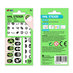 Наклейки на ногти: космос. Светятся в темноте AVENIR NA198179