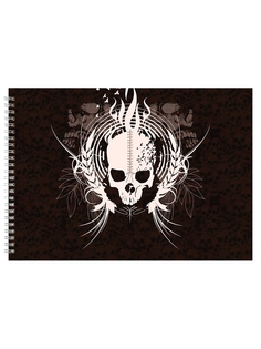 Альбом для рисования DRABS skull tribal