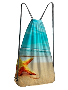 Мешок для обуви DRABS Мешок 24 Морская звезда на берегу моря