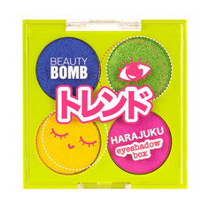 Тени для век Beauty Bomb Harajuku палетка 4 цвета тон 01 4,8 г