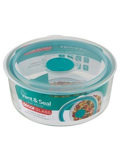 Контейнер VENT & SEAL круглый из боросиликатного стекла 750мл Decor