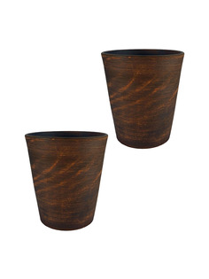 69КАШ021.2 Кашпо Молоченное 2шт 0,4л Солнечногорская керамика