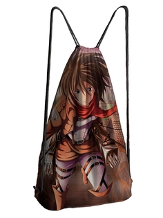 Мешок для обуви DRABS Мешок 17 Атака титанов 4 сезон Микаса