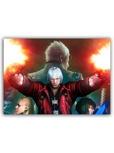 Магнит на холодильник DRABS Данте и Вергилий Devil May Cry 4