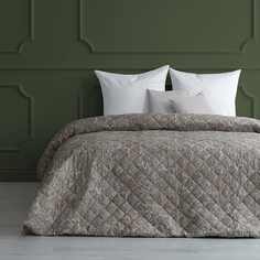 Покрывало стеганое "Унисон" 180х210 Tesoro 15178-5 из бязи (100% Хлопок) Тейковский ХБК