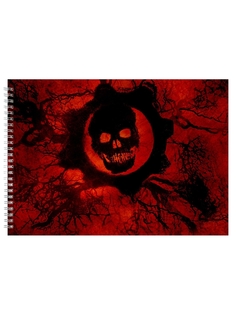 Альбом для рисования DRABS From Hell красная