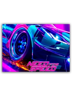 Магнит на холодильник DRABS need for speed неоновая машина