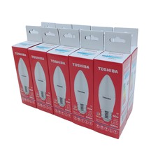 Набор светодиодных ламп (10шт.) TOSHIBA LED C39 свеча 8W/806Лм 4000K Е27 драйвер IC