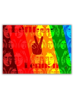 Магнит на холодильник DRABS малый - A5, Lennon