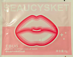 Патчи увлажняющая маска для губ EBUG с вишней 1 шт