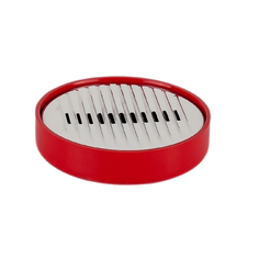 Мыльница Primanova Lenox красная 12 х 9 см