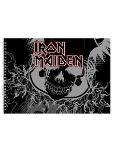 Альбом для рисования DRABS Iron Maiden череп