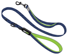 Поводок для собак Walk Base Leash XL синий с зеленым Joyser