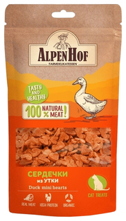 Лакомство для кошек AlpenHof фигурки, утка, 50 г