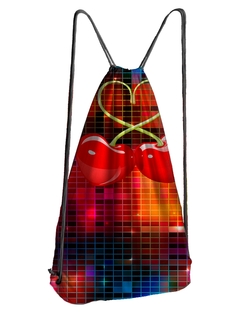 Мешок для обуви DRABS Мешок 26 2 вишенки сердечка