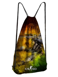 Мешок для обуви DRABS Мешок 4 counter strike, CS GO, парень с винтовкой в клубах дыма