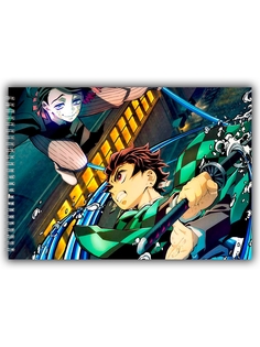 Альбом для рисования DRABS Аниме Demon Slayer Kimetsu