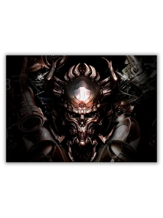 Магнит на холодильник DRABS малый - A5, Cyber evil