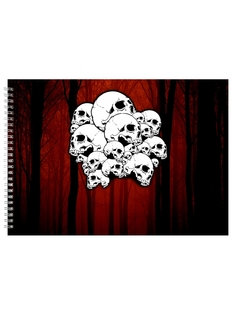 Альбом для рисования DRABS Skulls and forest