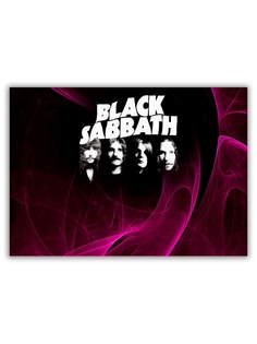 Магнит на холодильник DRABS большой - A4, BLACK SABBATH
