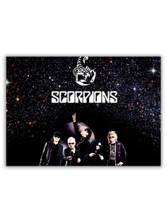 Магнит на холодильник DRABS большой - A4, Scorpions