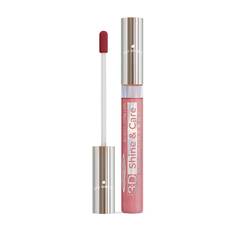 Голографический блеск для губ Lili Kontani Lip Gloss 3D тон №06 Каштановый 9 мл
