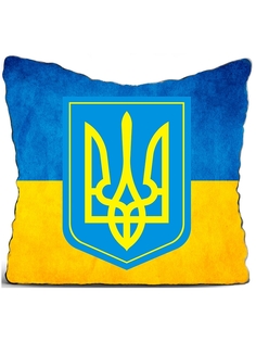Подушка декоративная DRABS Кружка Галстук 3D - Флаг Украины
