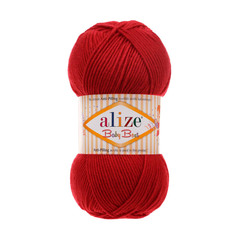 Пряжа Alize 7722477_00047 Baby Best 106 тёмно-красный