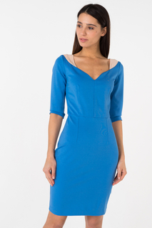 Повседневное платье женское LA VIDA RICA D71007 голубое 44