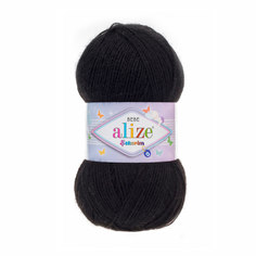 Пряжа Alize 7731287_00014 SEKERIM BEBE 60 чёрный