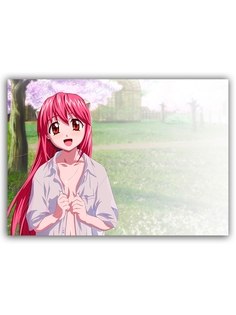 Магнит на холодильник DRABS Люси, Эльфийская песнь, Elfen Lied