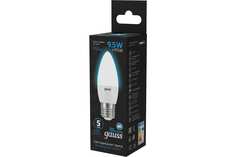 Лампа Gauss Свеча 9.5W 950lm 6500К E27 LED 1/10/100