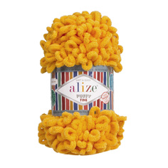Пряжа Alize 7725814_00004 Puffy Fine 82 жёлтый