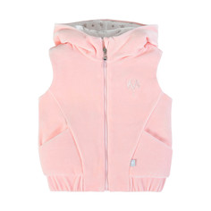 Жилет для девочки, 21-502 Мамуляндия, Велюр, 80, Розовый