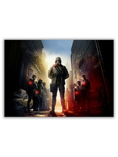 Магнит на холодильник DRABS большой - A4, Tom clancy