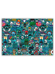 Магнит на холодильник DRABS большой - A4, Stickers, разные игровые стикеры
