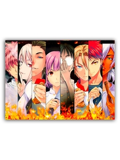 Магнит на холодильник DRABS Shokugeki no Soma аниме