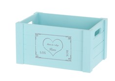 Ящик для хранения Zihan Heart р S 25 х 15 х 14 см голубой