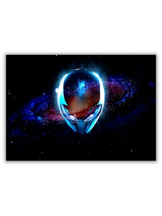 Магнит на холодильник DRABS большой - A4, Инопланетянин