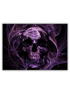 Магнит на холодильник DRABS большой - A4, Abstract skull