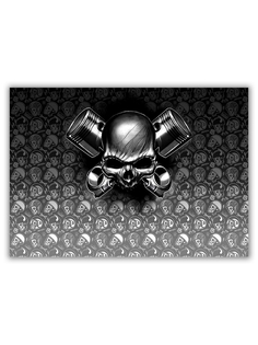 Магнит на холодильник DRABS малый - A5, Foesers and Skull