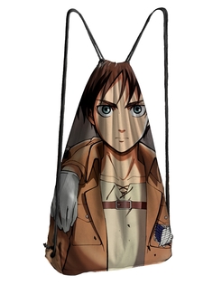 Мешок для обуви DRABS Мешок 23 Атака титанов Леви и Эрен и Микаса