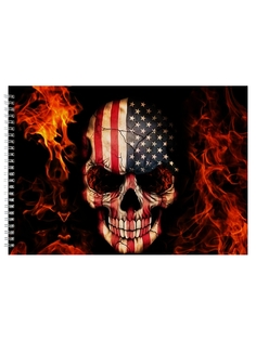 Альбом для рисования DRABS Fireburn американский флаг