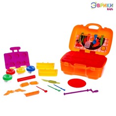 Набор для лепки из пластилина Эврики Веселый пикник, 4 баночки с пластилином 7126999