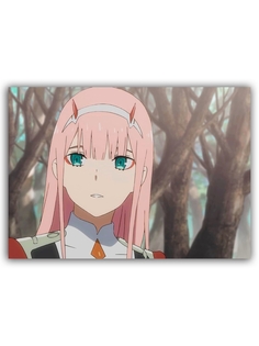 Магнит на холодильник DRABS Darling in the FRANXX 1 сезон 1 серия
