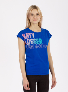 Футболка женская DAIROS GD69301132 синяя XS