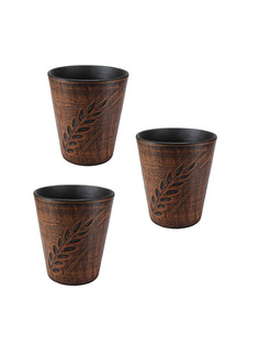 69КАШ121.3 Кашпо Колос 3шт 0,4л Солнечногорская керамика